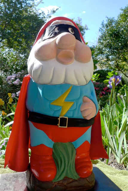 Super hero gnome