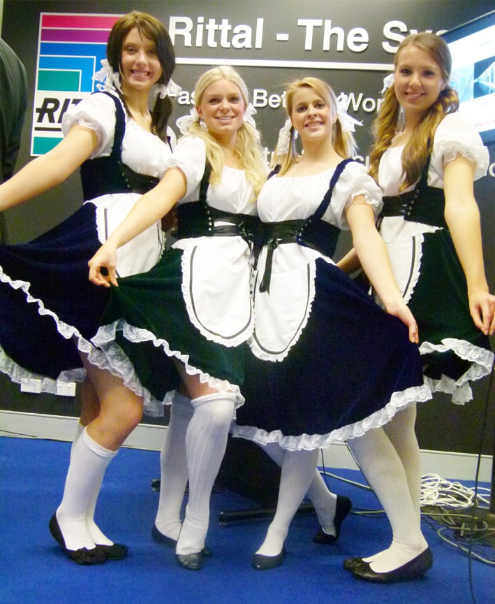 Octoberfest, German folk dirndl dresses