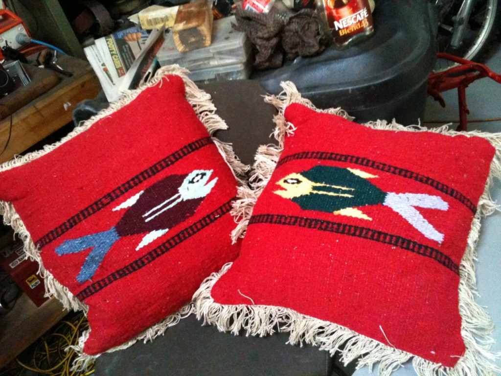 custom made cushions for another TVC, sets and props