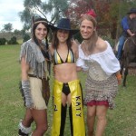 Indian, cowgirl and Saloon bar girl