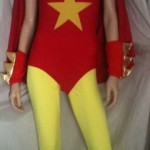 Super hero aerobics instructor costume