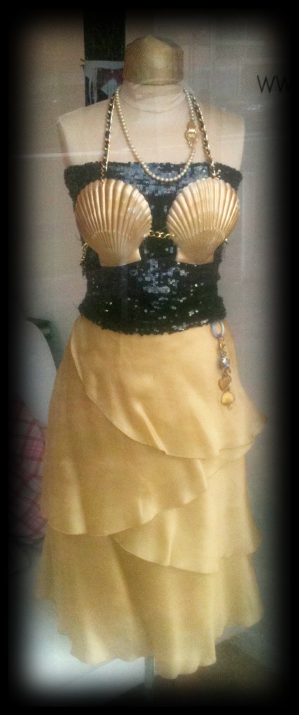 Golden Mermaid fancy dress
