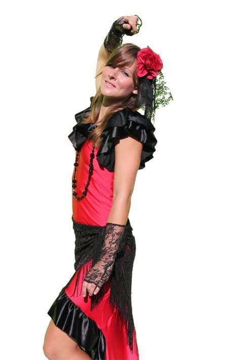 spanish flamenco dancer costume