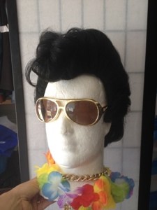 Elvis costume wig