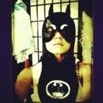 Bat girl, super hero fancy dress costume