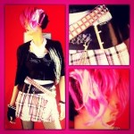 Punk school girl, fancy dress costume hire shop. bondi, sydney