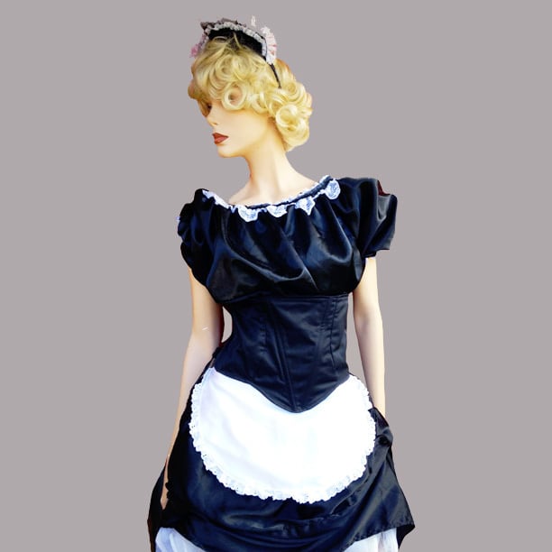 French maid, best fancy dress costume hire shop, bondi