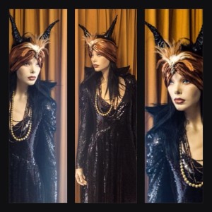 Maleficent costume hire, sydney, bondi, Glam theme, party Animal