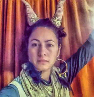 pink maleficent horns, costume maker, sydney