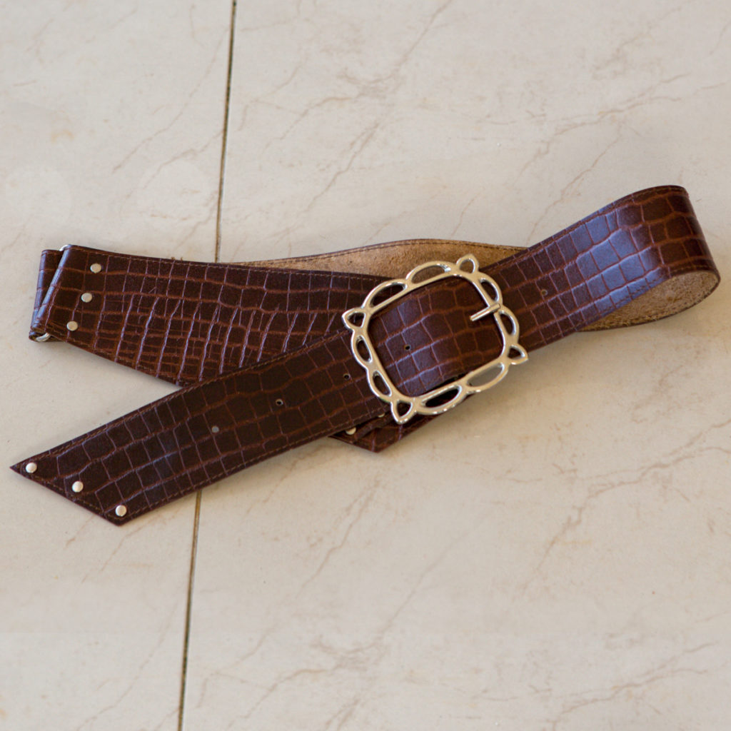 80's vintage leather belt