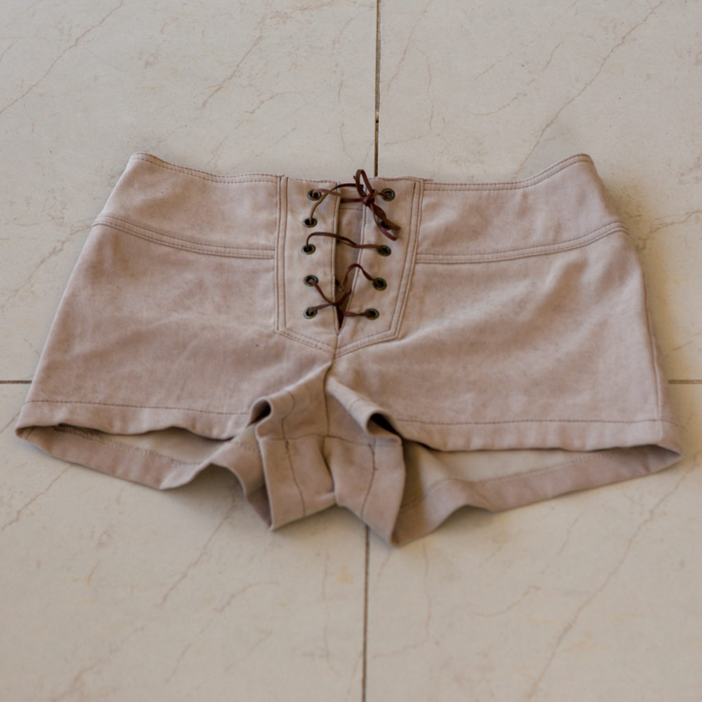 Faux Suede Hot Pants