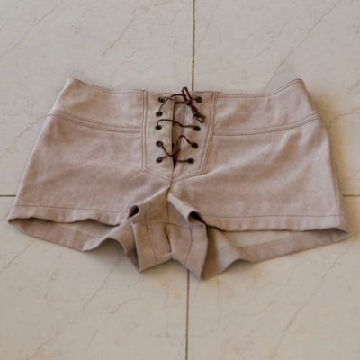 Faux Suede Hot Pants