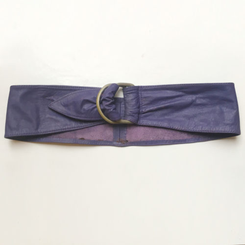 Purple Retro leather belt - Image 4