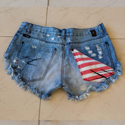 USA jean shorts