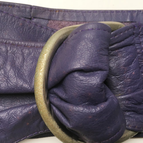 Purple Retro leather belt - Image 5